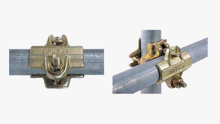 Pipe-coupling scaffolding