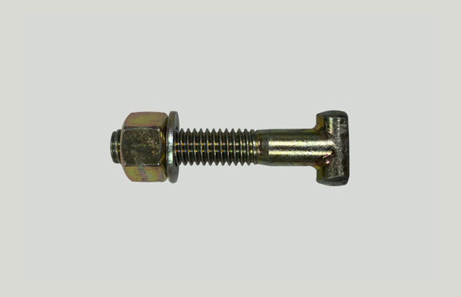 Bolt and nut for coupler
